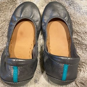 Tieks metallic pewter womens size 7